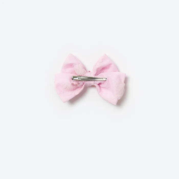 Self Portrait Blue Tulle Bow Hairclip 8211 Kids