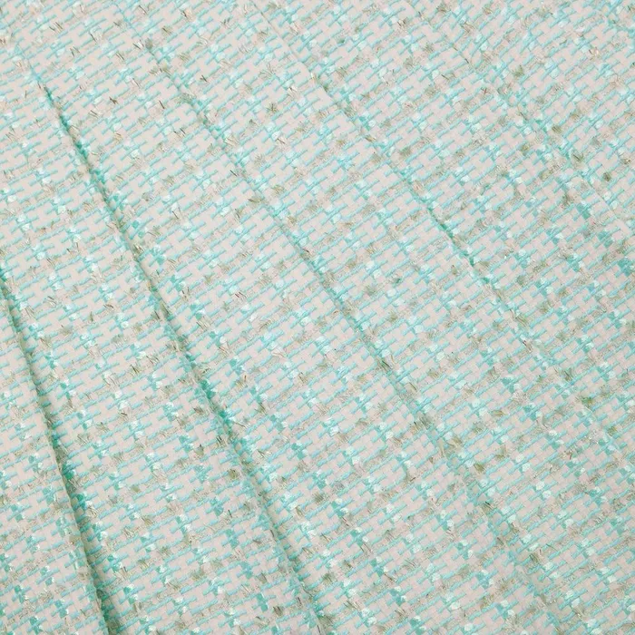 Self Portrait Bottoms Mint Boucle Pleated Mini Skirt 8211 Women