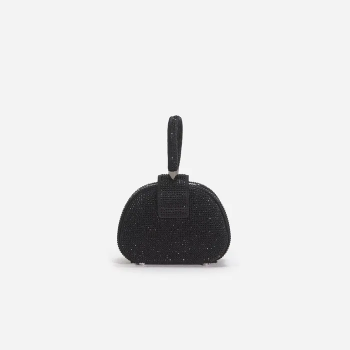Self Portrait Micro Black Rhinestone Top Handle Micro Bag 8211 Women