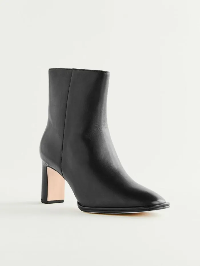 Shoes The Reformation Gillian Ankle Boot Black Leather