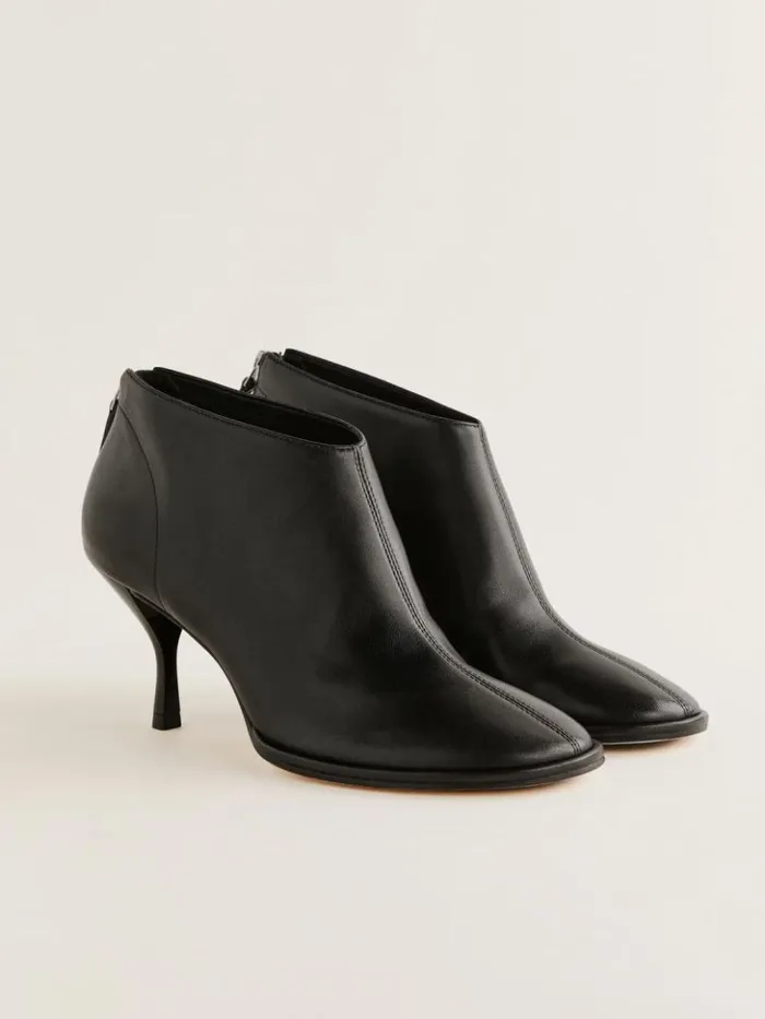 Shoes The Reformation Gretel Ankle Boot Black Leather