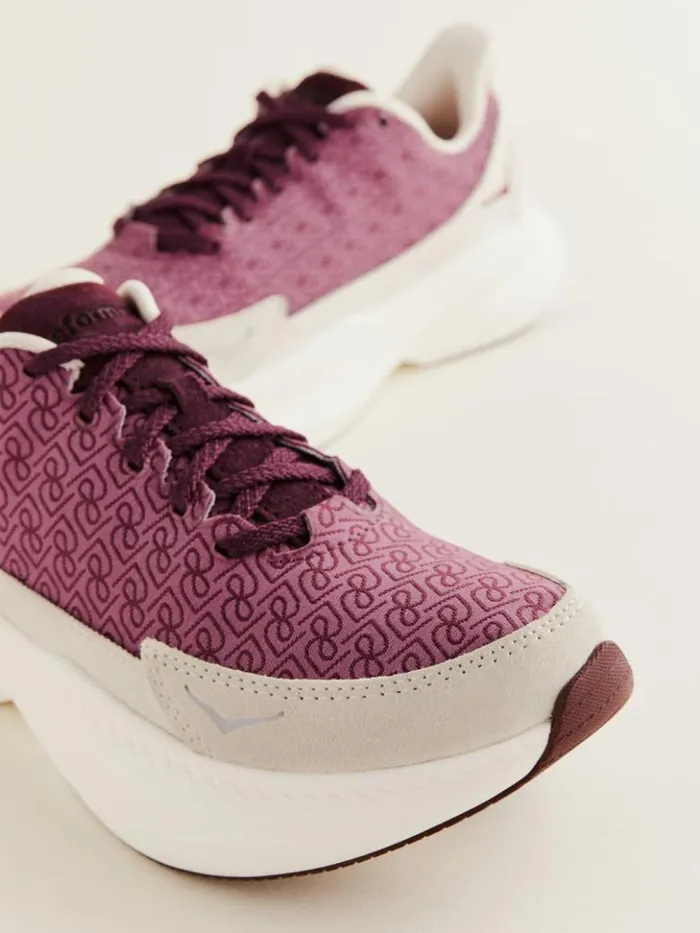 Shoes The Reformation HOKA X Reformation Mach 6 LS Monogram Syrah Savvy Red