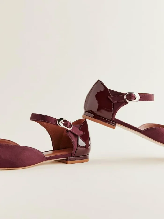 Shoes The Reformation Martha Flat Ruby