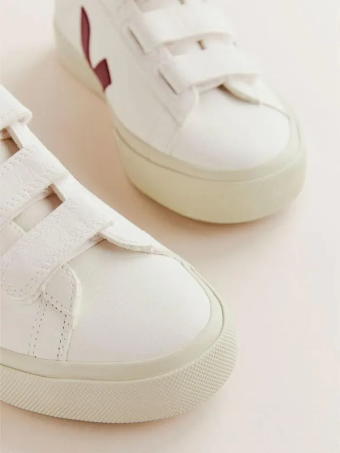 Shoes The Reformation Veja Recife Leather Sneaker Extra White Marsala