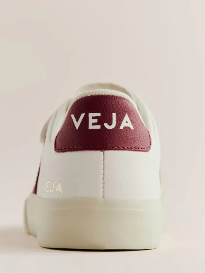 Shoes The Reformation Veja Recife Leather Sneaker Extra White Marsala