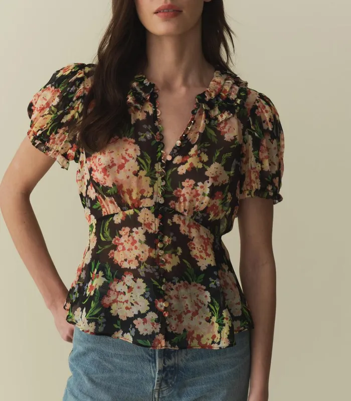 Shop ALONA TOP Meadow Mirage DEN Tops