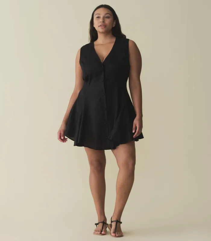 Shop AUBREY DRESS Black DEN Dresses
