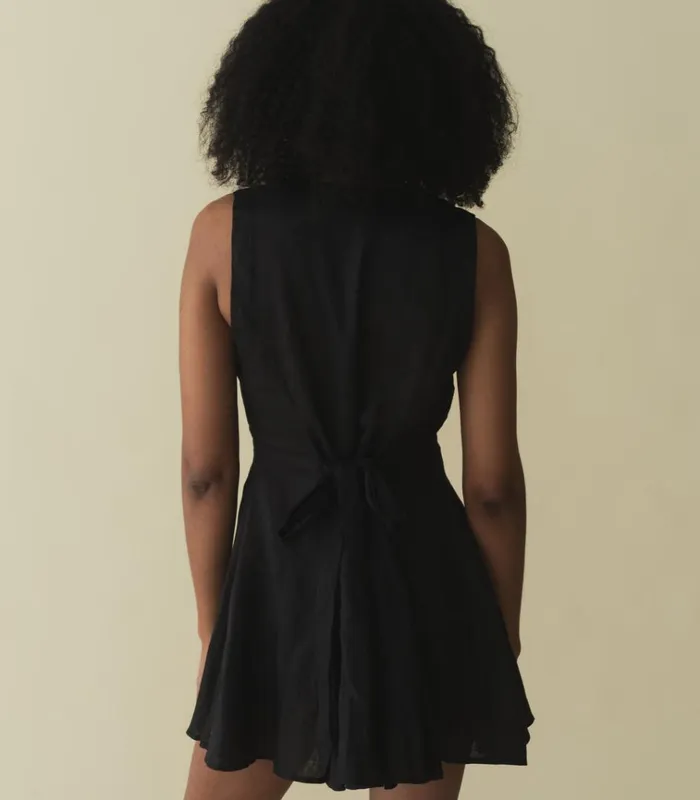 Shop AUBREY DRESS Black DEN Dresses
