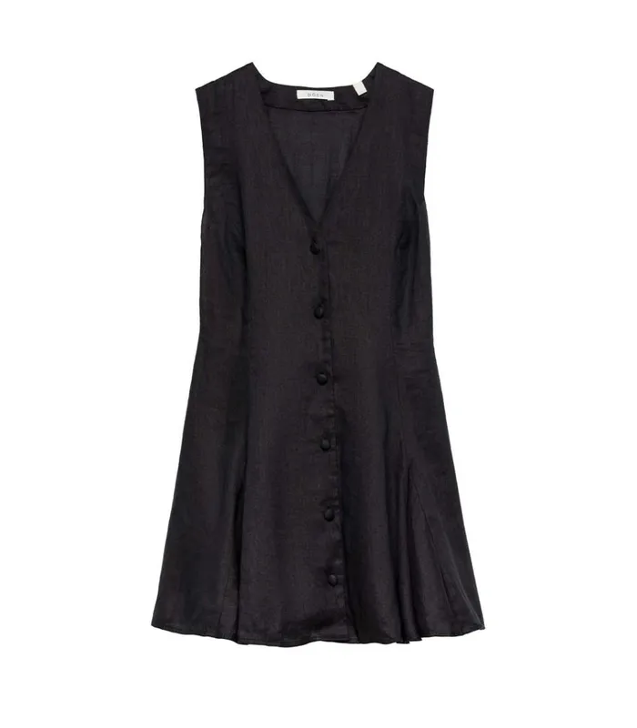 Shop AUBREY DRESS Black DEN Dresses