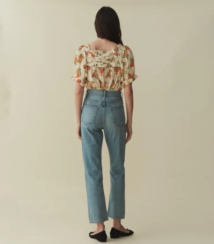 Shop FRANCES TOP Orangerie Floral DEN Tops