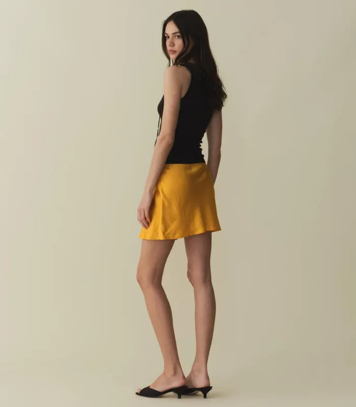 Shop GIULIETTA SKIRT Goldenrod DEN Skirts