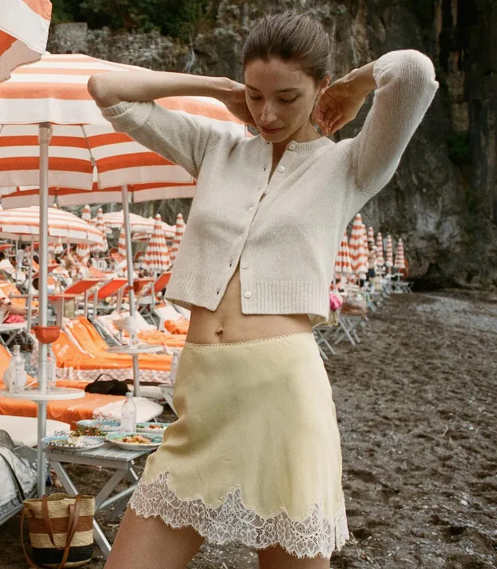 Shop GIULIETTA SKIRT Yellow Rose DEN Skirts