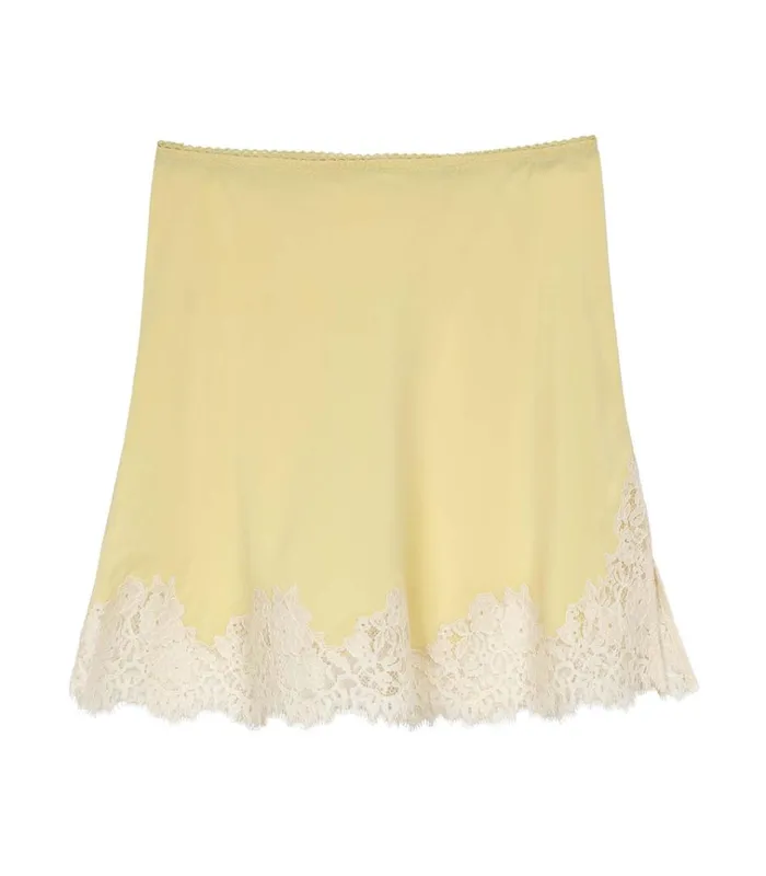 Shop GIULIETTA SKIRT Yellow Rose DEN Skirts