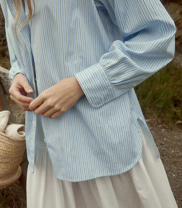 Shop HAVA TOP Santorini Stripe DEN Tops