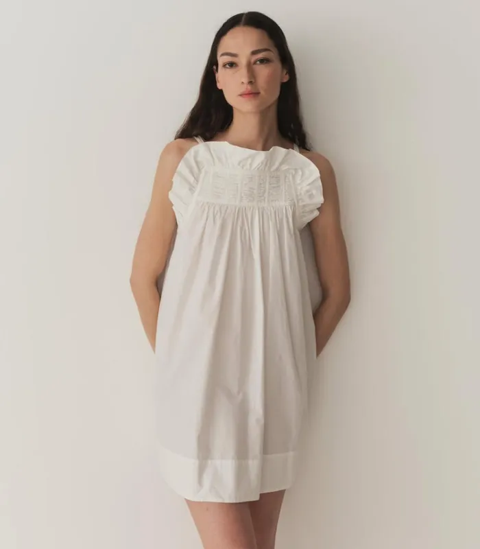 Shop LYNETTE DRESS Salt DEN Dresses