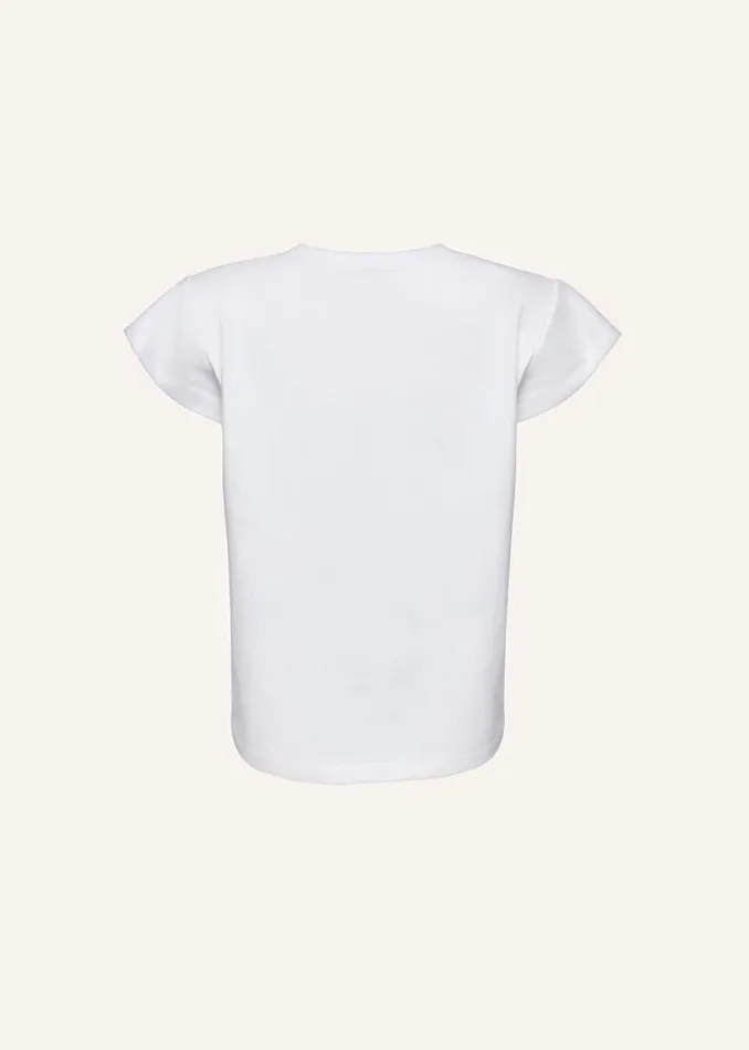 Shop Magda Butrym Tops Tshirt With Padded Shoulders Shop Magda Butrym Tops Tshirt With Padded Shoulders
