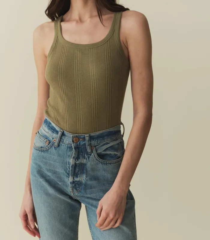 Shop SEINE CASHMERE BLEND TANK Pasture DEN Tees