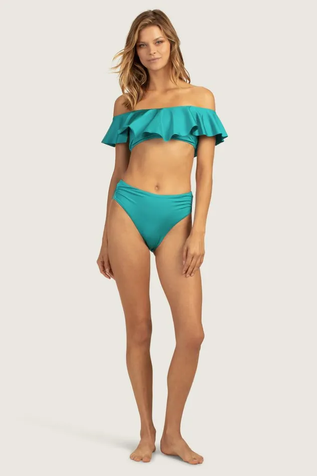 SHOP Trina Turk SWIM TOPS MONACO SOLIDS OFF THE SHOULDER BANDEAU