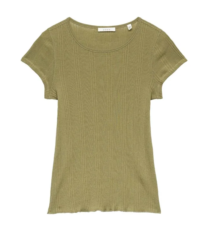 Shop VIVI CASHMERE BLEND TEE Pasture DEN Tees
