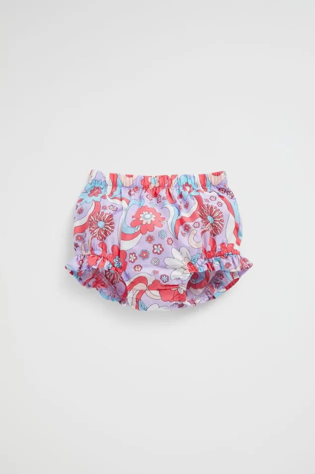 Shorts Baby Seed Heritage Daisy Wave Bloomer Lavender