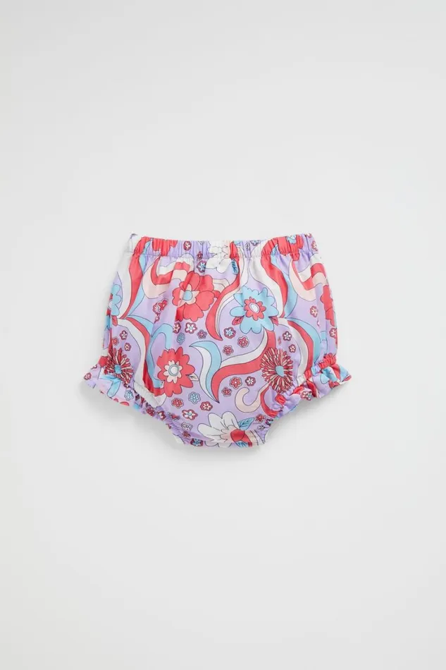 Shorts Baby Seed Heritage Daisy Wave Bloomer Lavender