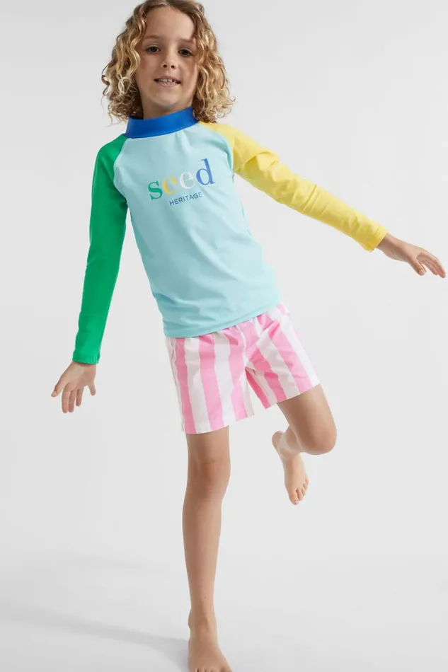 Shorts Boy Seed Heritage Stripe Beach Short Candy Pink