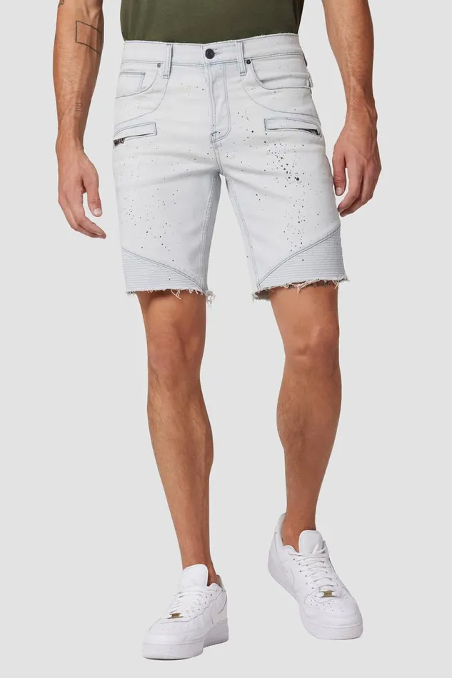 Shorts Men Hudson Jeans Blinder Biker V2 Short Confetti