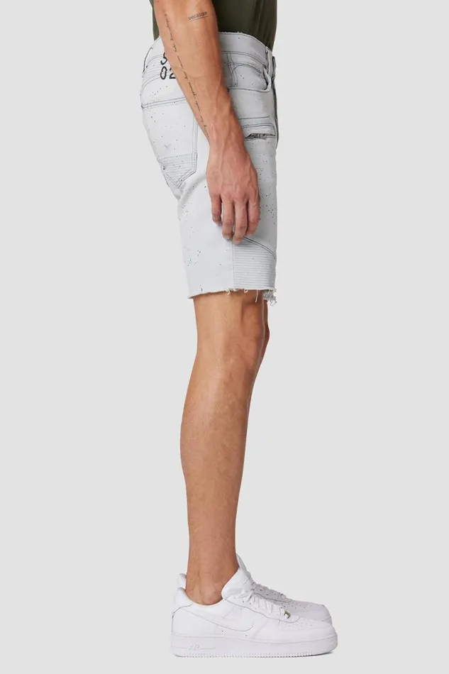 Shorts Men Hudson Jeans Blinder Biker V2 Short Confetti Shorts Men Hudson Jeans Blinder Biker V2 Short Confetti