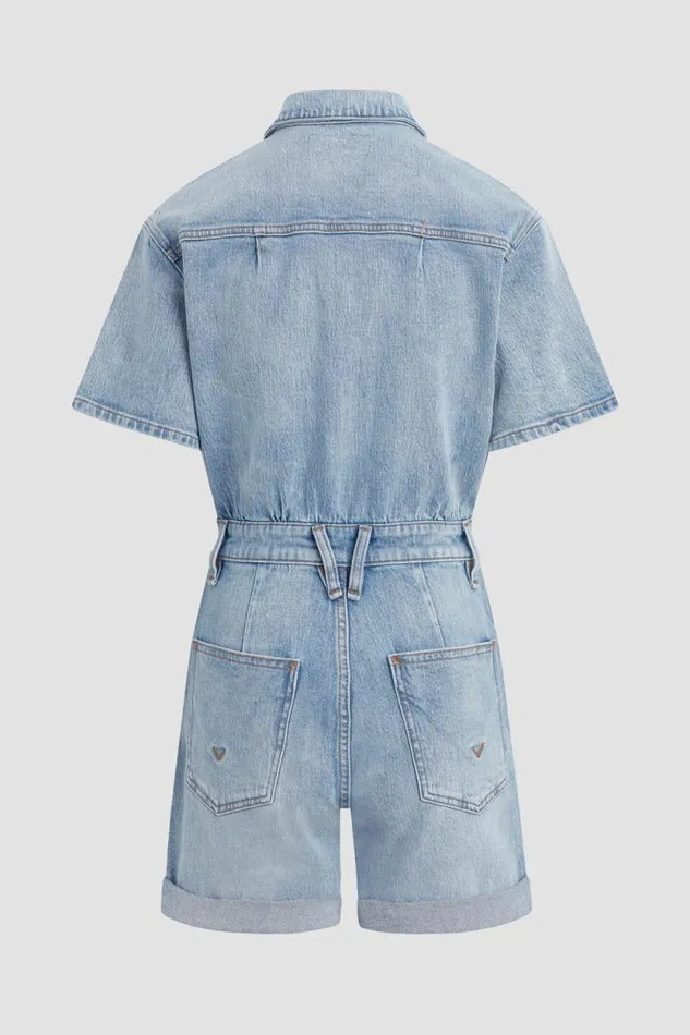 Shorts Women Hudson Jeans Short Sleeve Romper Ocean Waters Shorts Women Hudson Jeans Short Sleeve Romper Ocean Waters