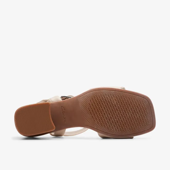 Siara 65 Buckle Sand Leather Women Clarks Sandals and Flip Flops