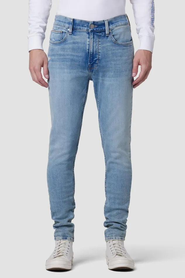 Skinny Men Hudson Jeans Zack Skinny Jean Faded Blue