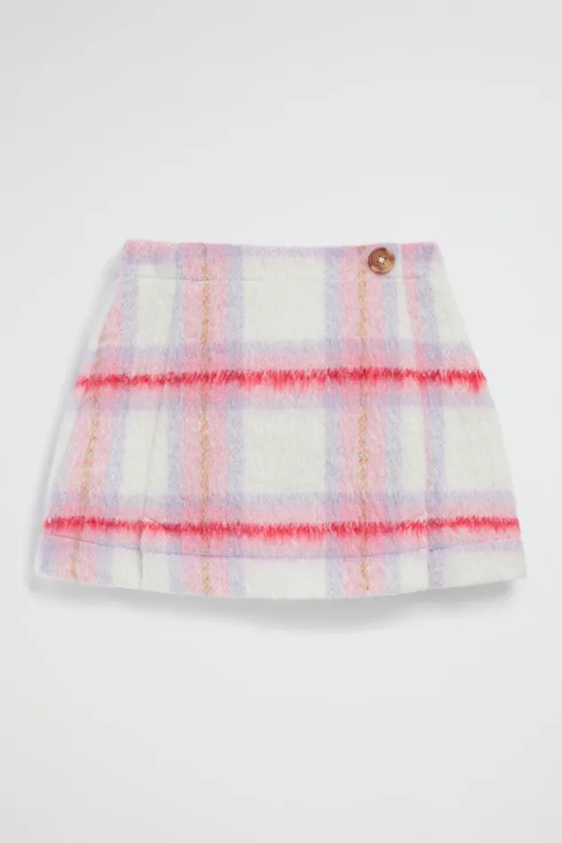 Skirts Girl Seed Heritage Brushed Wool Skirt Camelia