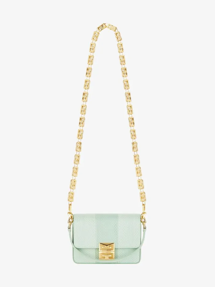 Small 4g Bag In Ayers With Chain Celadon Women Givenchy Crossbody Bags