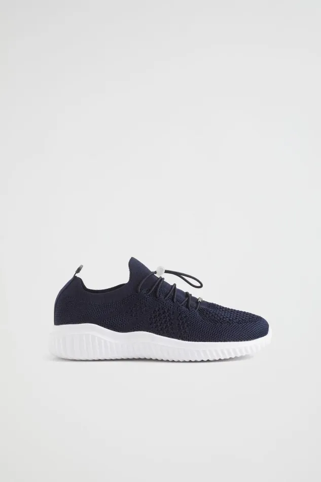Sneakers and Trainers Boy Seed Heritage Knit Trainer Navy