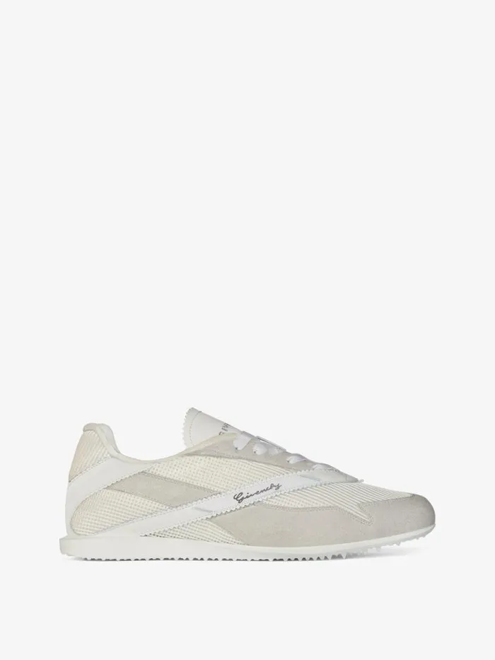 Sneakers In Mesh Suede And Leather White Men Givenchy Sneakers
