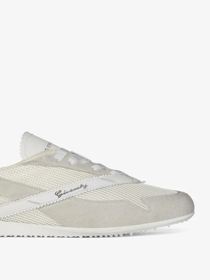 Sneakers In Mesh Suede And Leather White Men Givenchy Sneakers