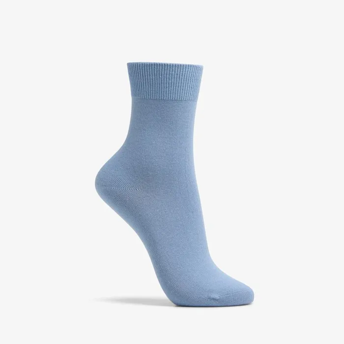 Solid Dress Crew Sock Bright Blue Women Clarks Accessories