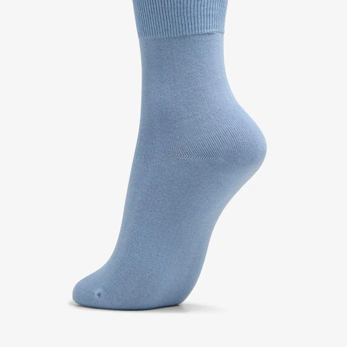 Solid Dress Crew Sock Bright Blue Women Clarks Accessories