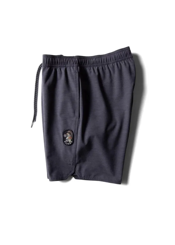 Solid Sets 175quot Ecolastic Phantom Men Vissla Boardshorts