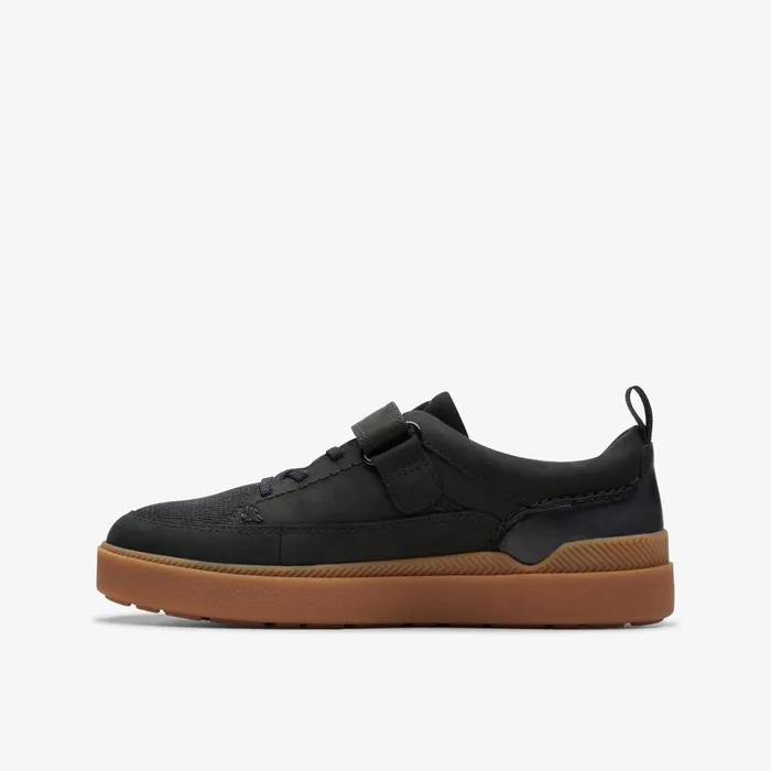 Somerset Tor Kid Black Kids Clarks Sneakers