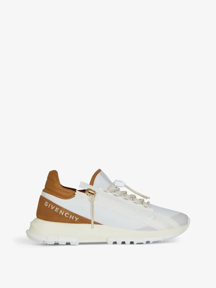 Spectre Sneakers In Synthetic Leather And Suede Whitebrown Men Givenchy Spectre