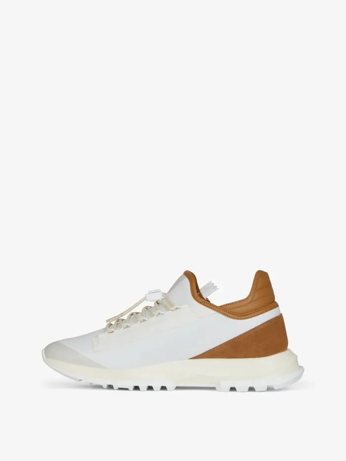 Spectre Sneakers In Synthetic Leather And Suede Whitebrown Men Givenchy Spectre