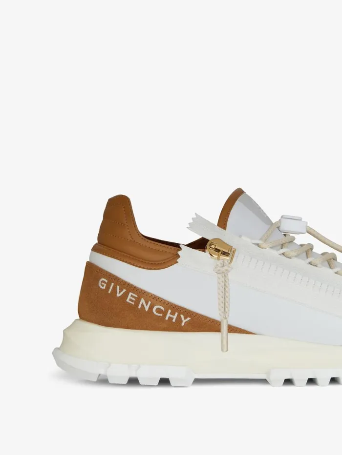 Spectre Sneakers In Synthetic Leather And Suede Whitebrown Men Givenchy Spectre