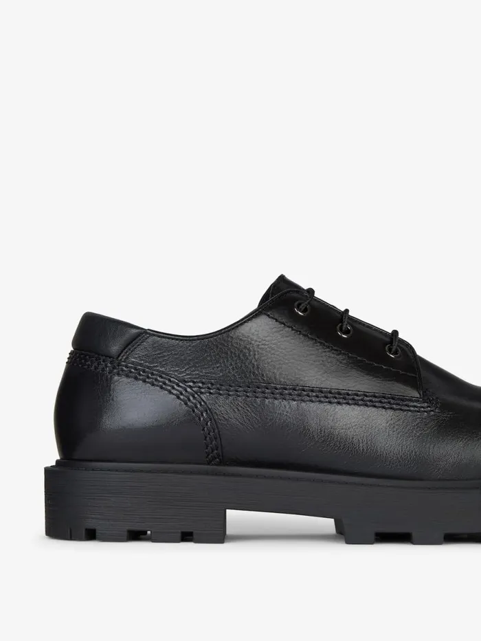 Storm Derbies In Leather Black Men Givenchy Boots and Loafers
