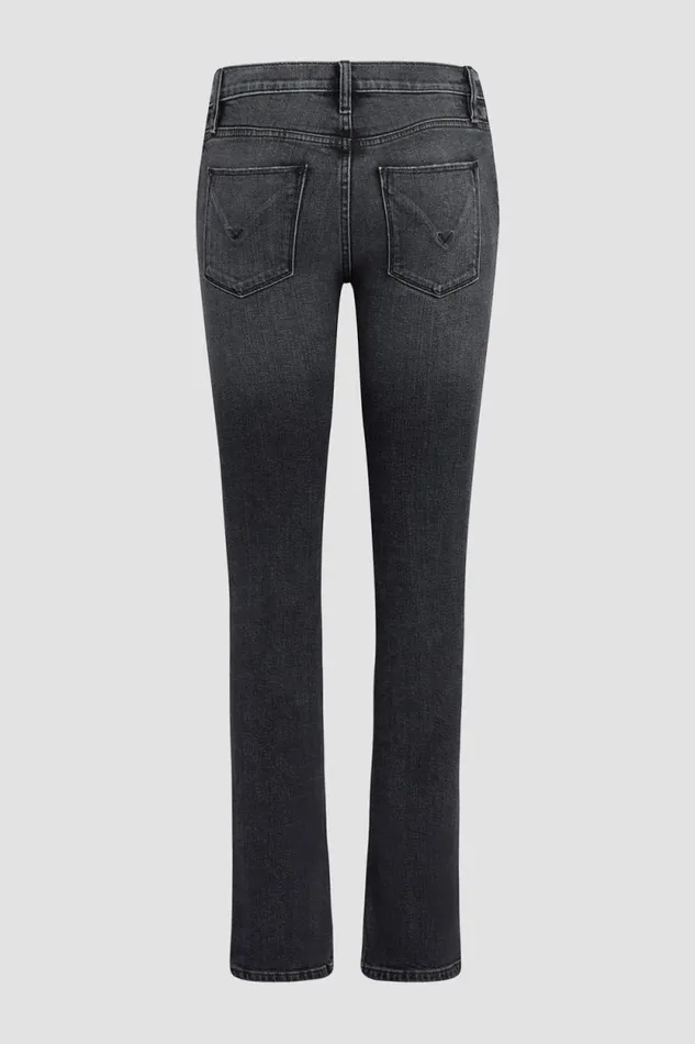 Straight Women Hudson Jeans Nico MidRise Straight Jean W Slit Hem Black Star Straight Women Hudson Jeans Nico MidRise Straight Jean W Slit Hem Black Star