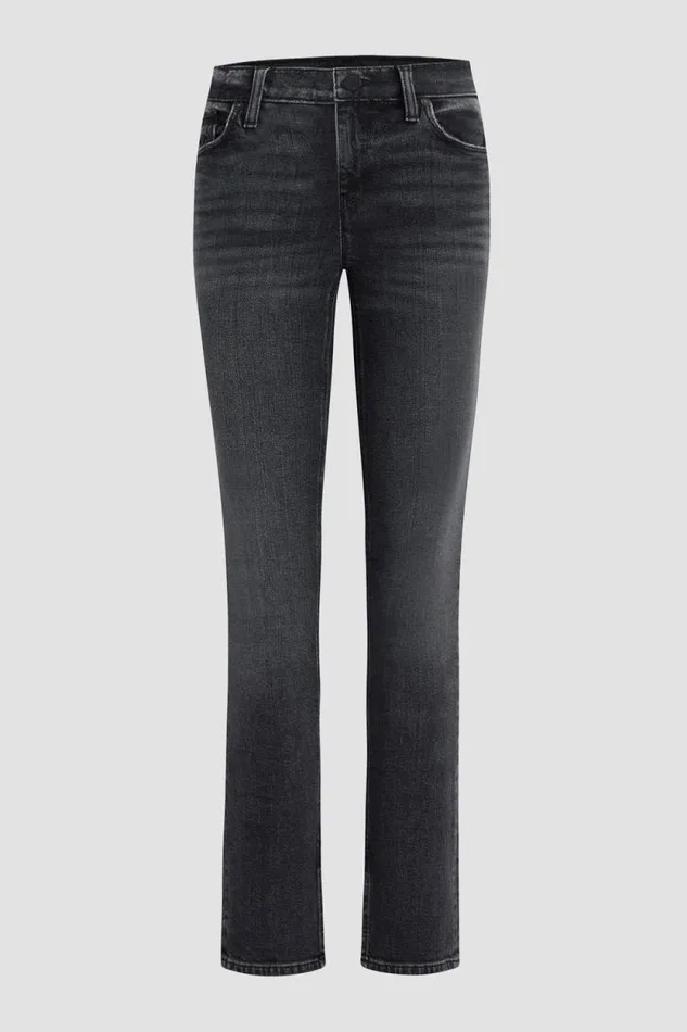 Straight Women Hudson Jeans Nico MidRise Straight Jean W Slit Hem Black Star Straight Women Hudson Jeans Nico MidRise Straight Jean W Slit Hem Black Star