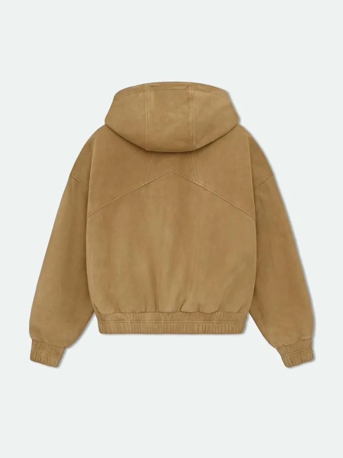 SUEDE RHUDE CREST HOODIE Men Rhude Outerwear