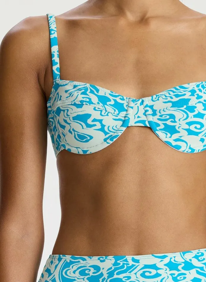 Suits Women ALC Dylan Bikini Top Sconeblue Suits Women ALC Dylan Bikini Top Sconeblue