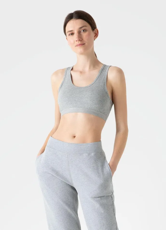 SUNSPEL Bralettes and Crop Tops Crop Top Grey Melange 8211 Women