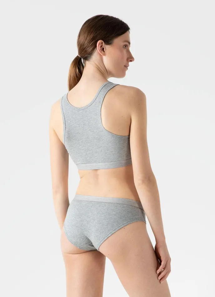 SUNSPEL Bralettes and Crop Tops Crop Top Grey Melange 8211 Women